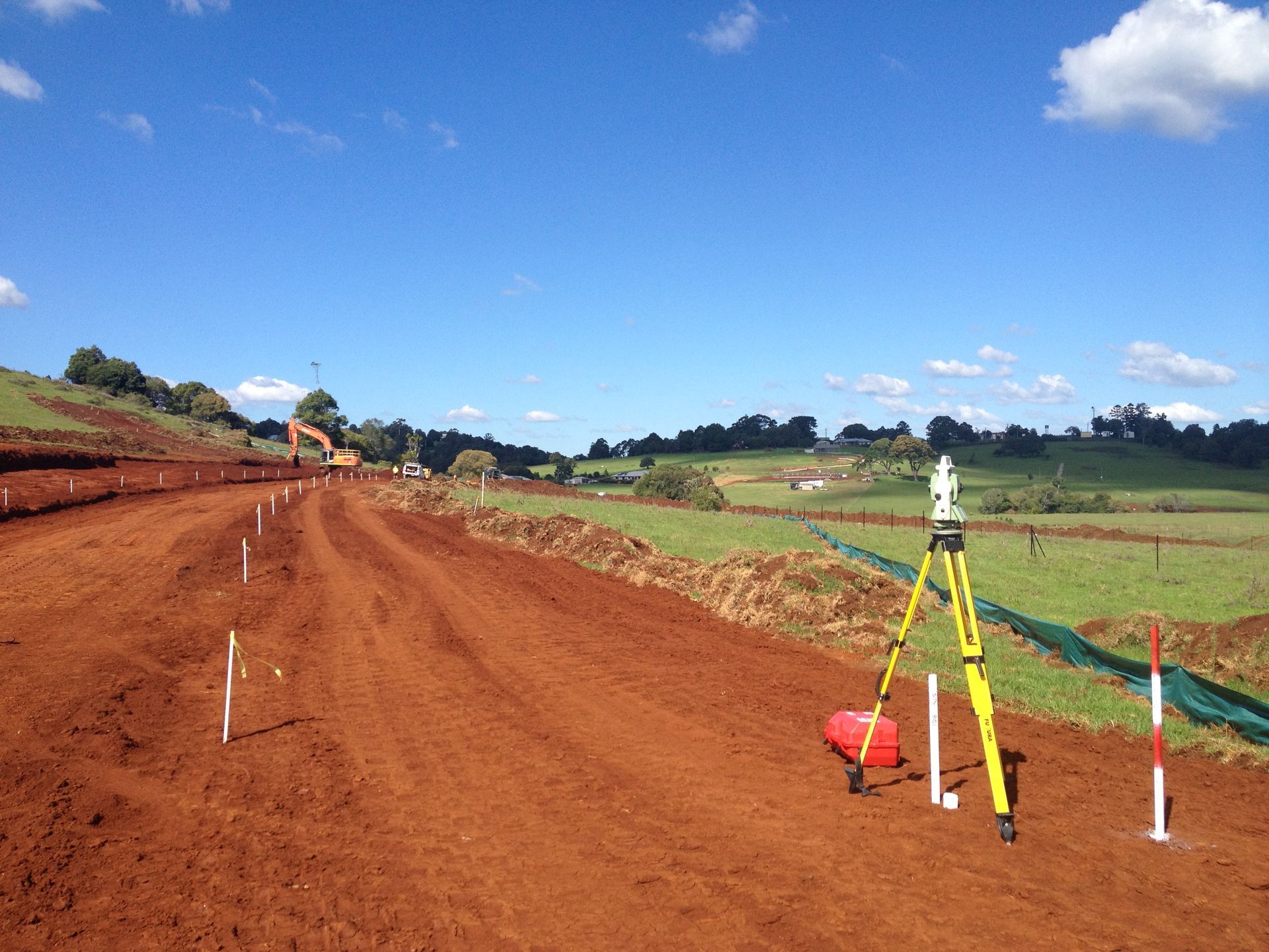 land surveying process
