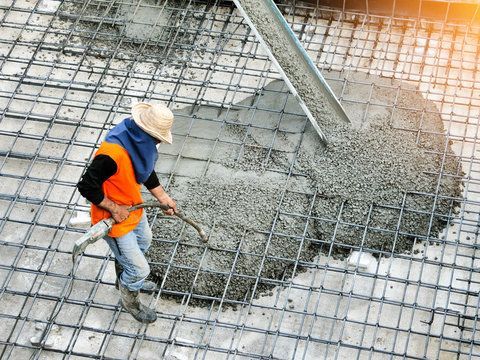 concrete pouring