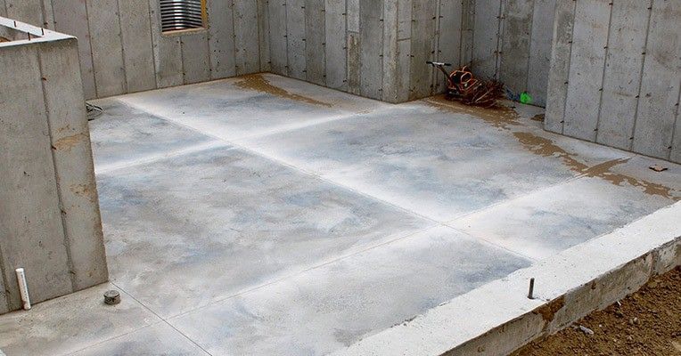 concrete foundation for garage in Calgary