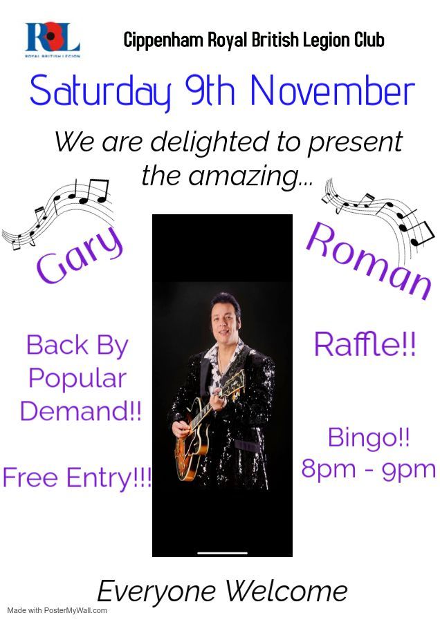 Saturday 9th November 2024 Gary Roman