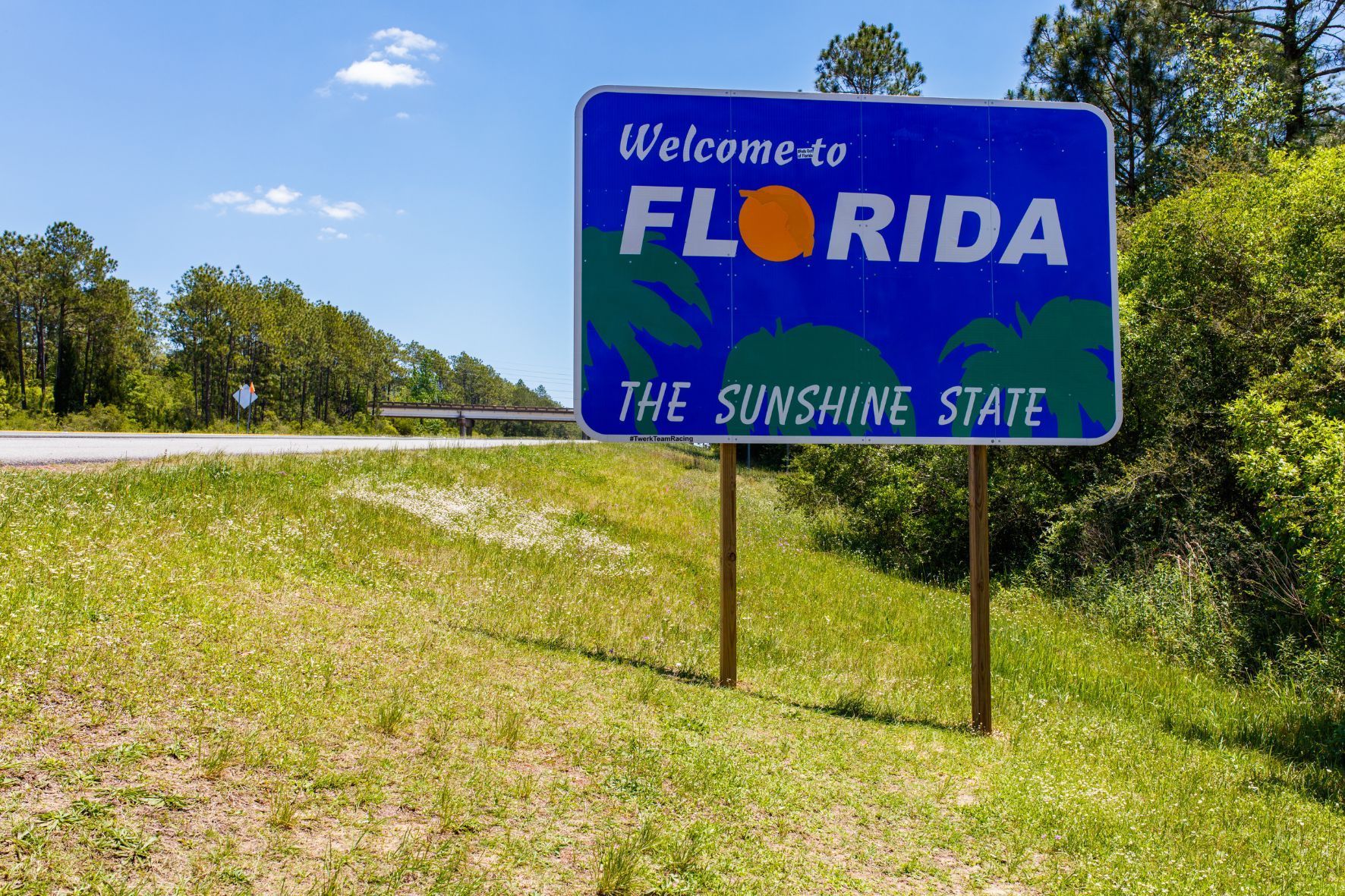 Welcome to Florida sign