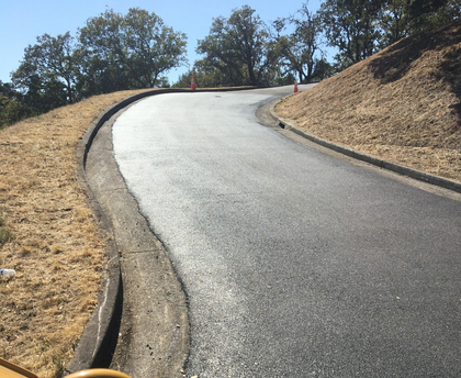 New Asphalt Road — Sebastopol, CA — Gus Golobe Paving