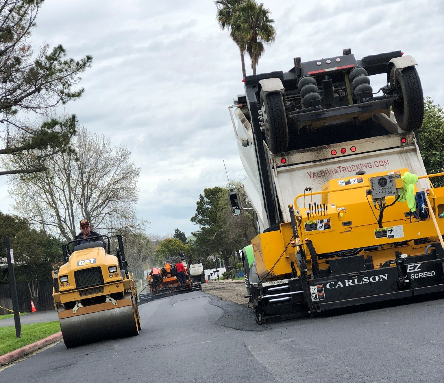 Worker Doing Paving Work — Sebastopol, CA — Gus Golobe Paving