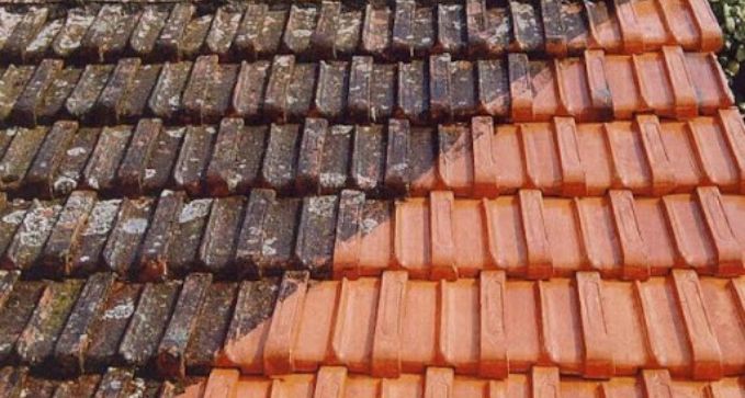 limpieza de tejado para mantenimiento anual de tejado en san esteban de gormaz, soria