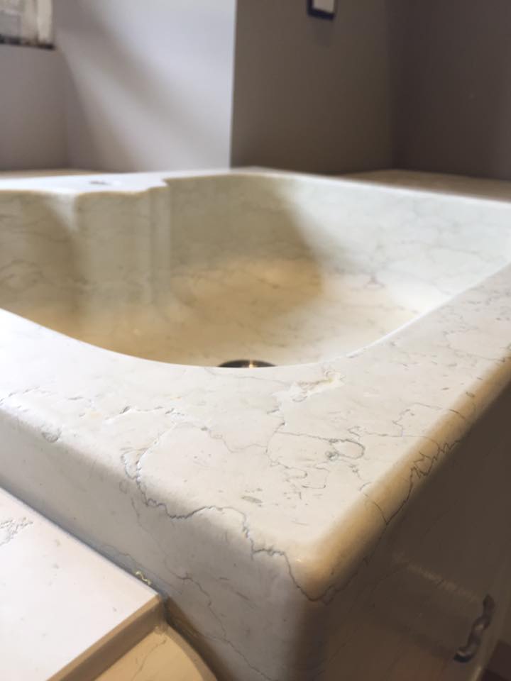 Dettaglio cucina realizzata su misura