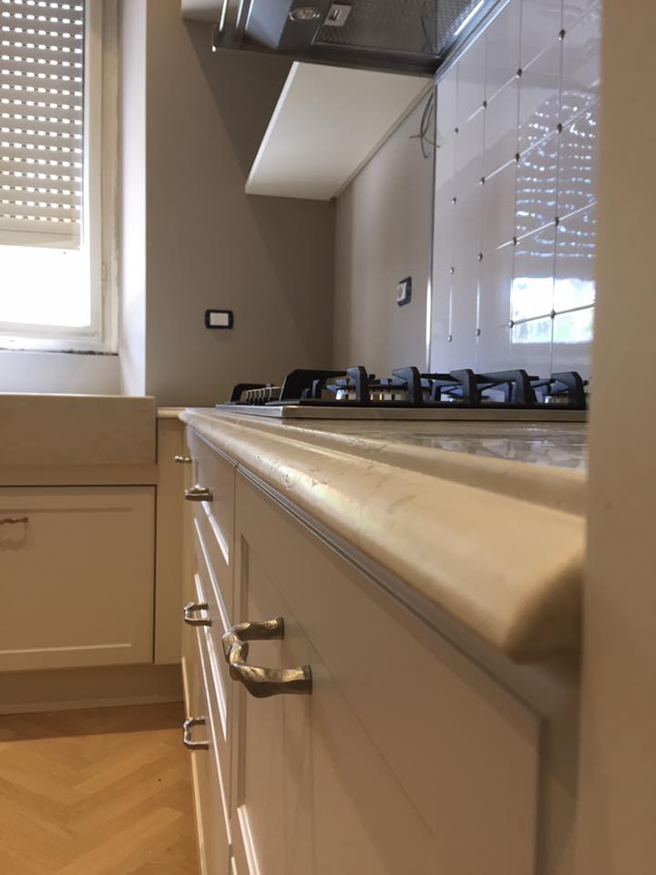 Dettaglio piano di lavoro cucina