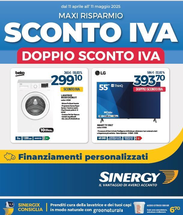 Offerte Sinergy Grosseto