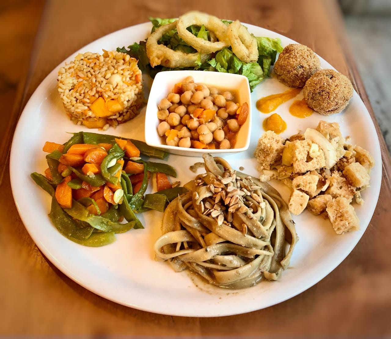 Piatto a base di verdure