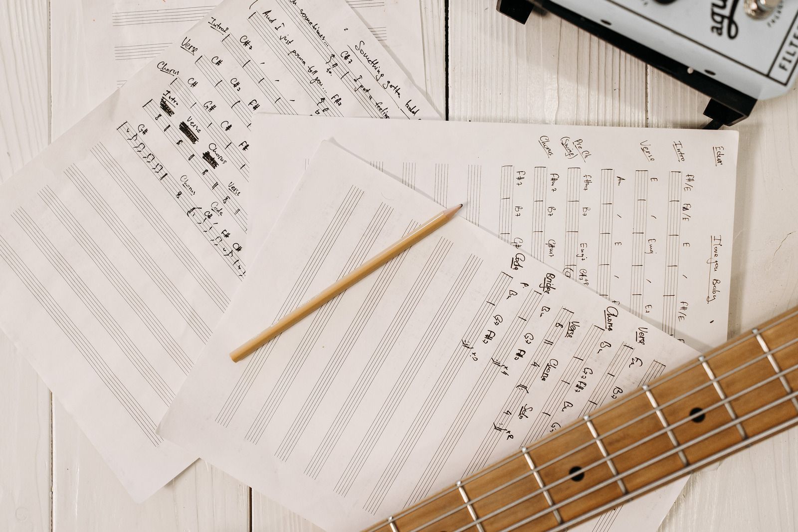 A sheet of music with a lot of notes on it.