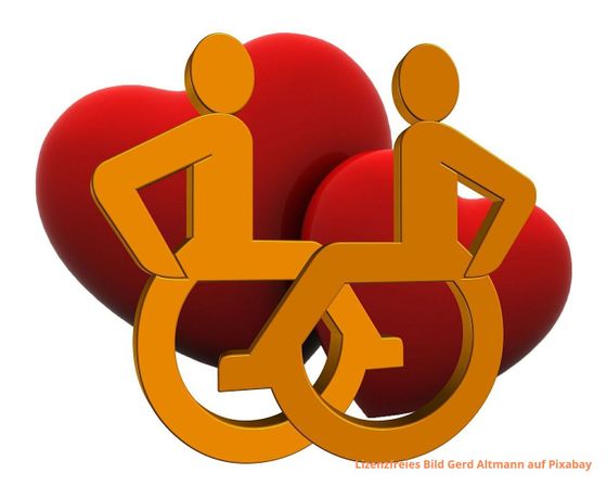 Liebe und Handicap, Sexuelle Teilhabe Behinderter und Nichtbehinderter, Liebe im Rollstuhl, Liebe im Alter