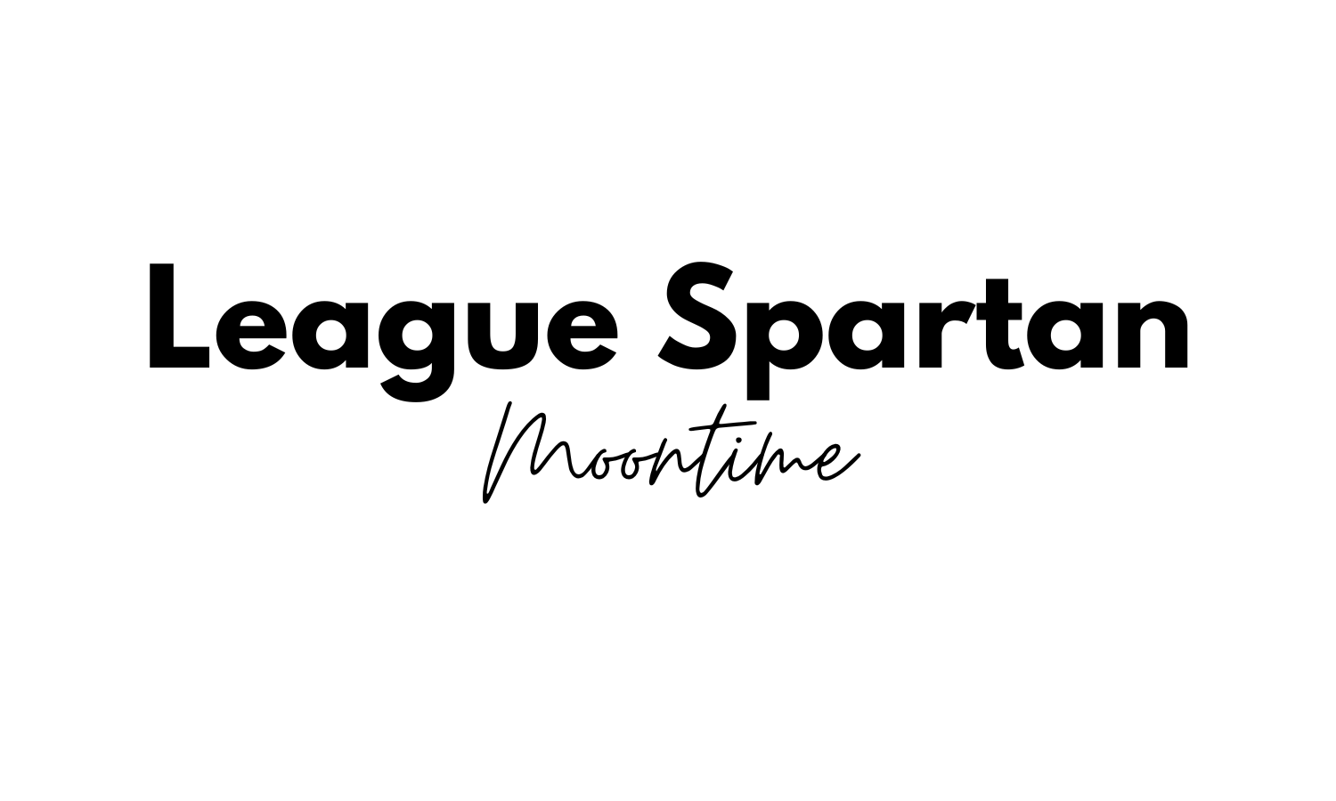 league spartan moontime font