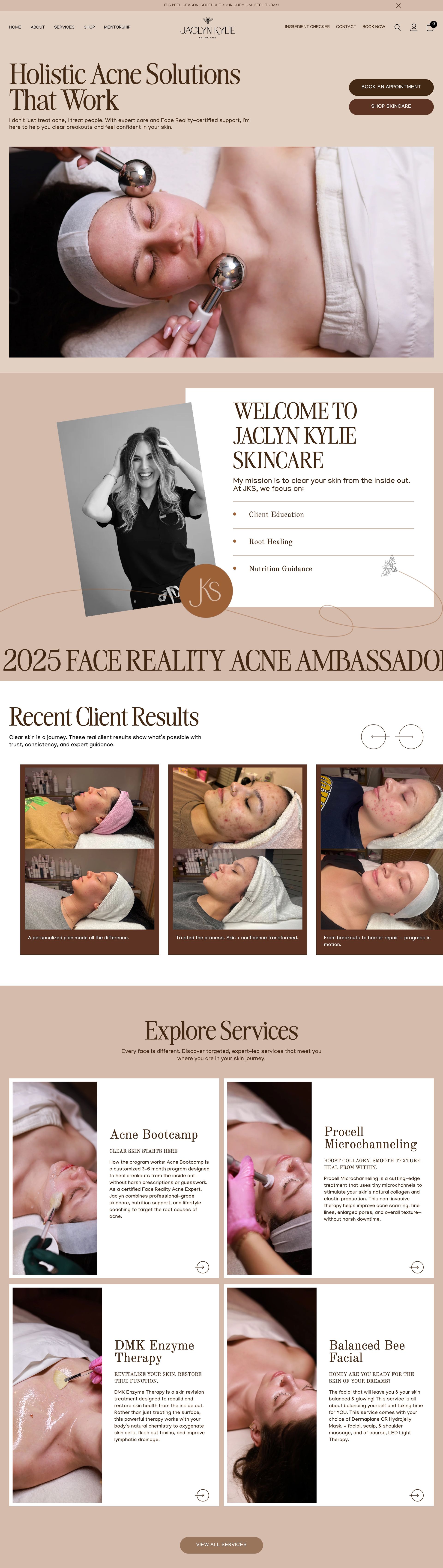 Spa treatment with detailed steps, including facial massage and skin care.