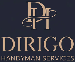 DIRIGO Handyman Services logo with a stylized 
