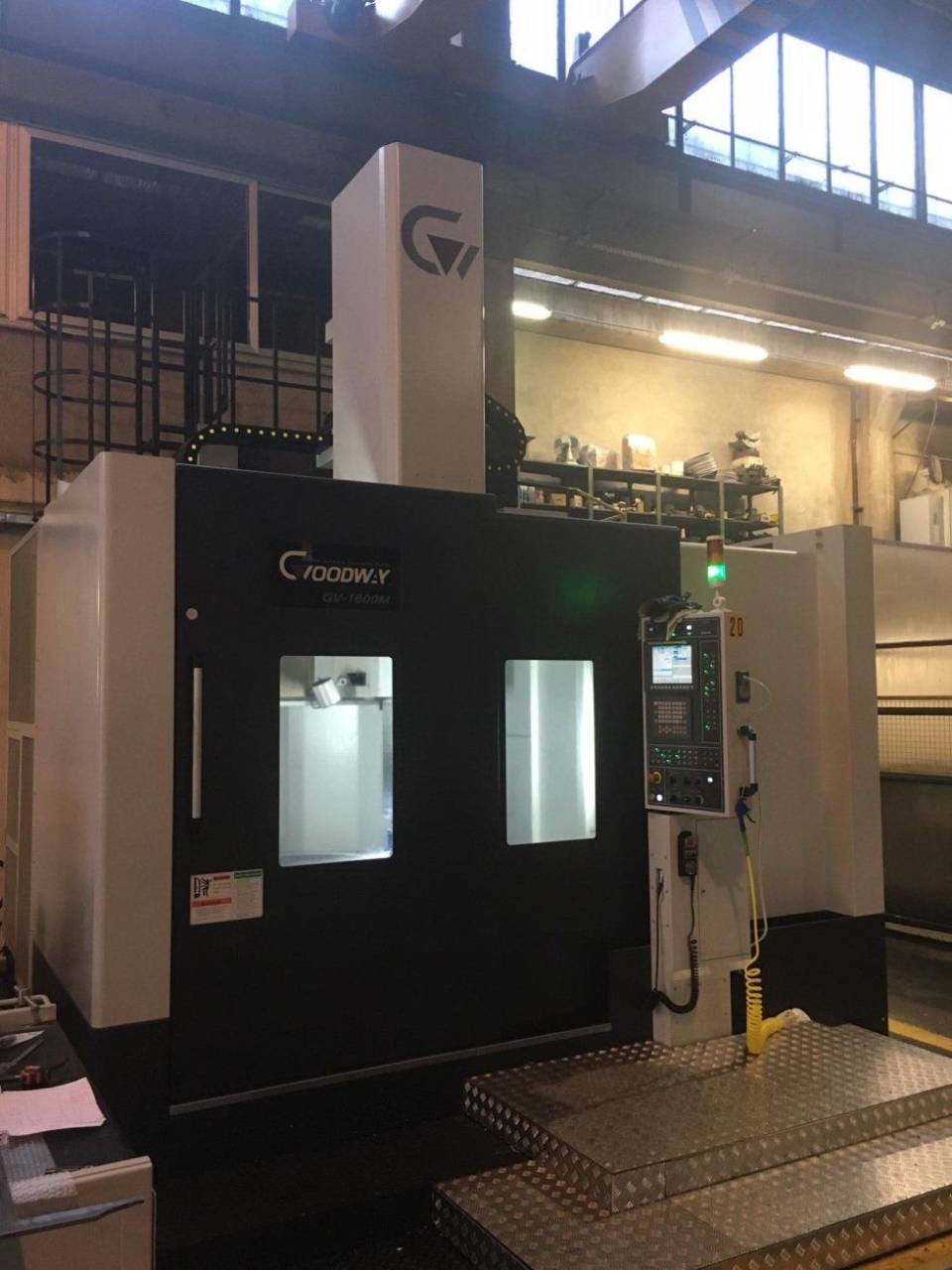 Tornitura a Milano verticale Goodway particolare