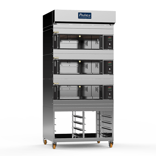 Un horno de acero inoxidable con la palabra protea en él.