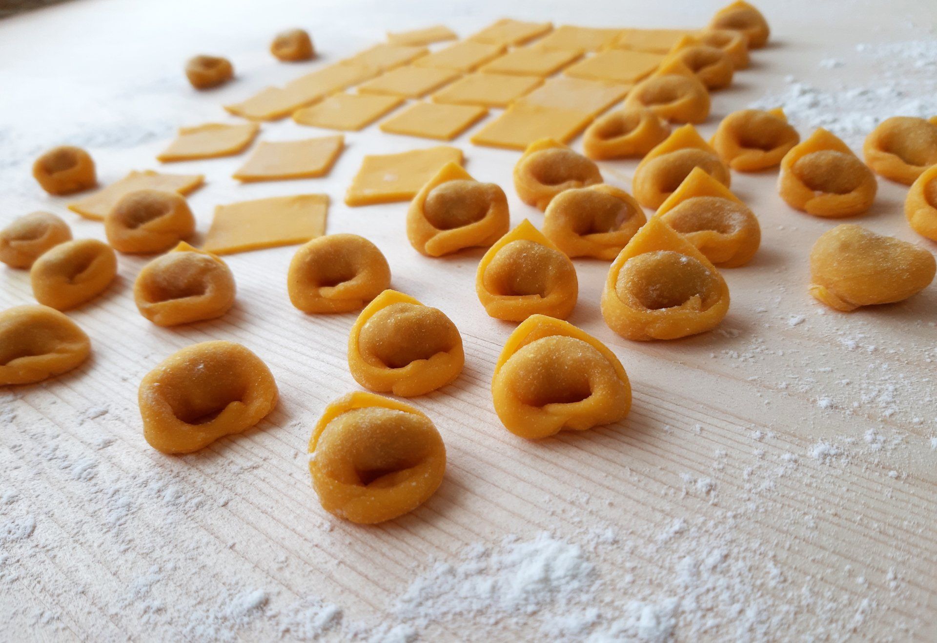 Sfoglia di pasta fresca fatta a mano