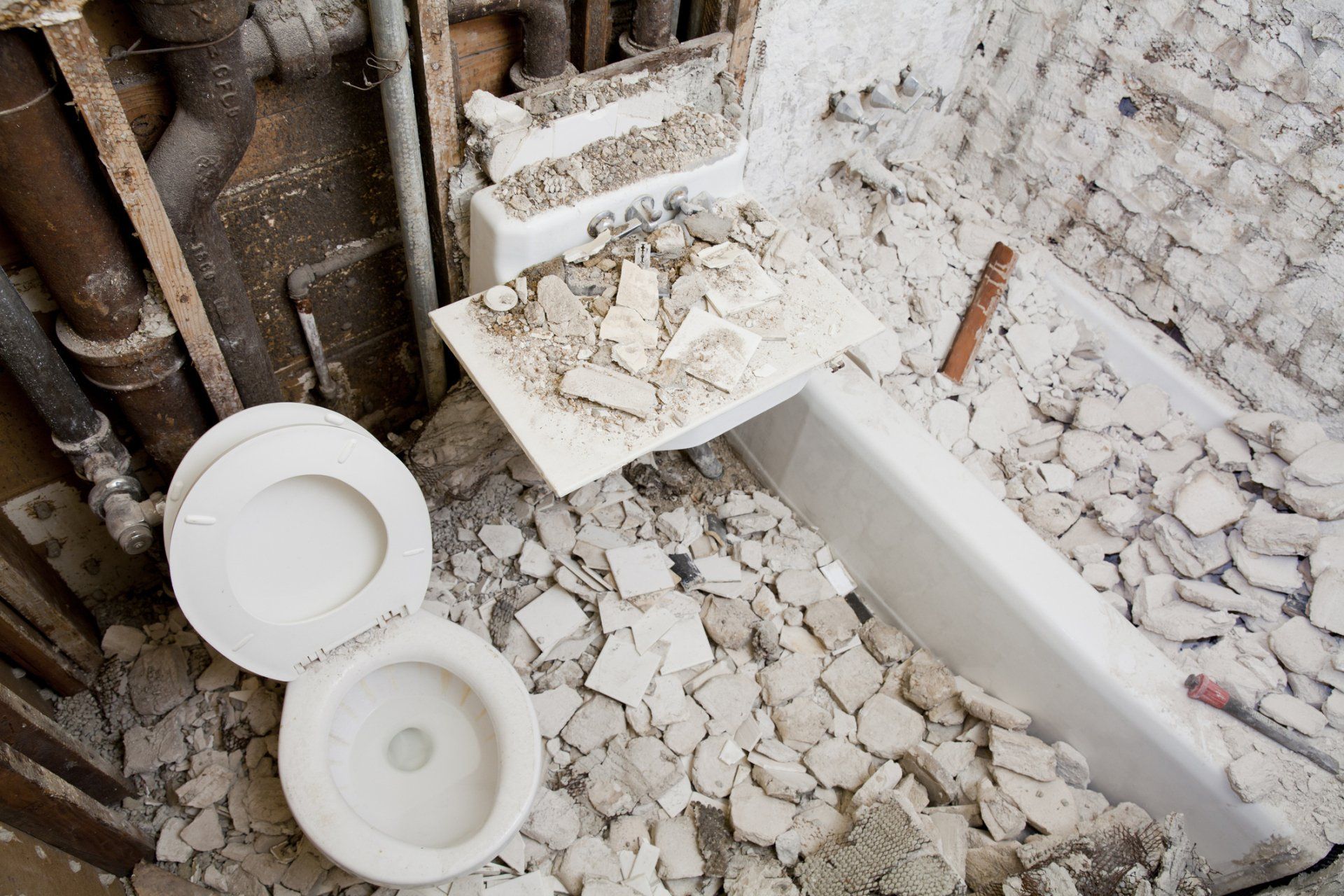 Bathroom Demolition — Fremont, NH — DPM Danley Property