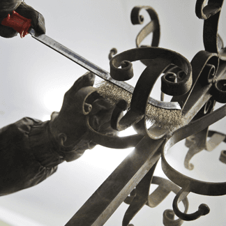 Rifinitura di una realizzazione in ferro