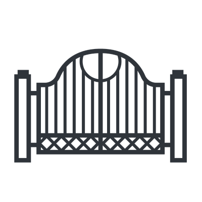 Cancello ferro battuto – simbolo