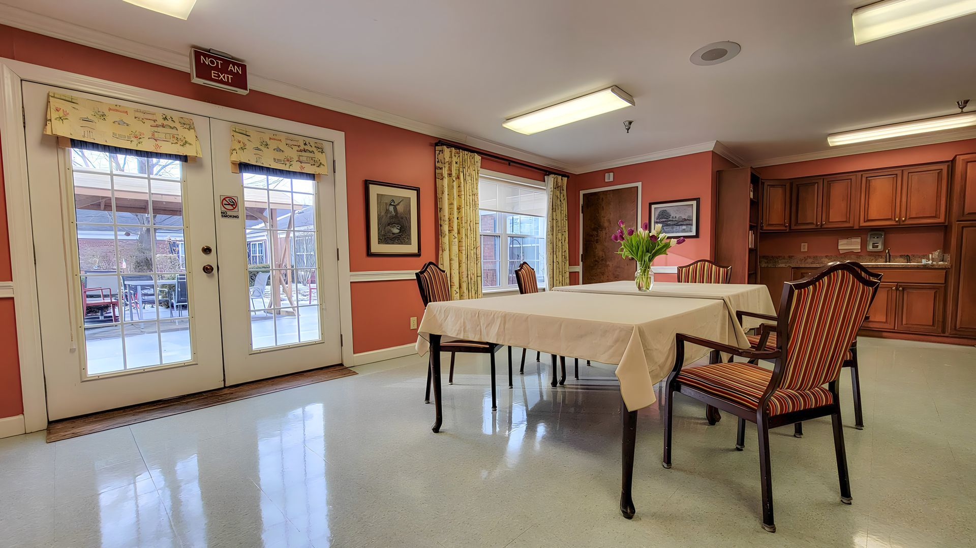 Activity room at Newburgh Health and Rehab