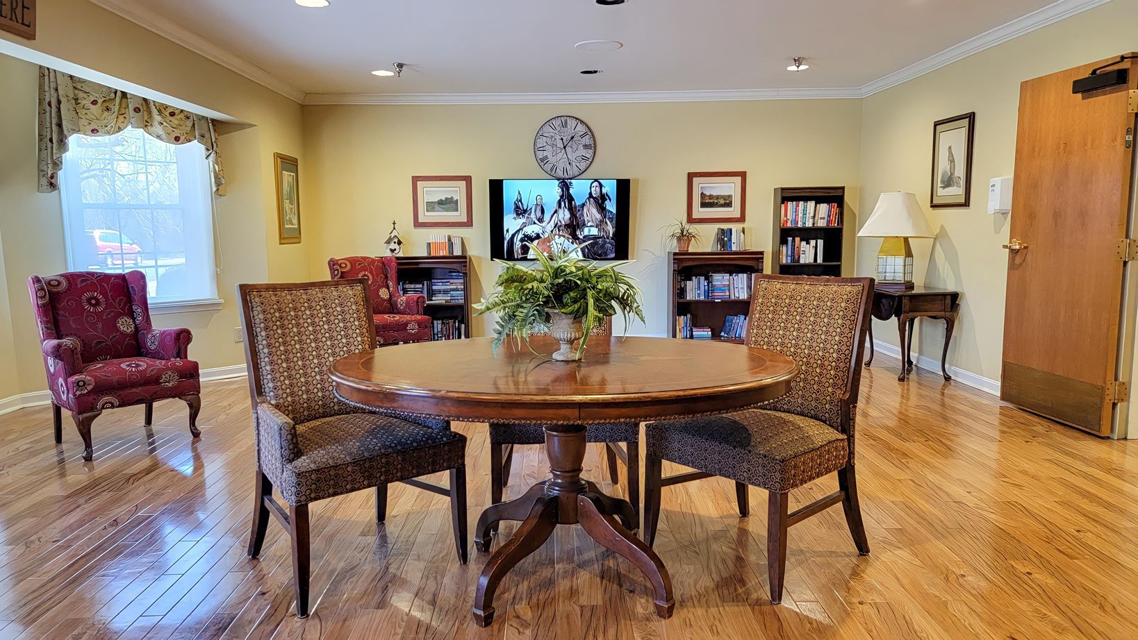 East lounge area at Newburgh Health and Rehab