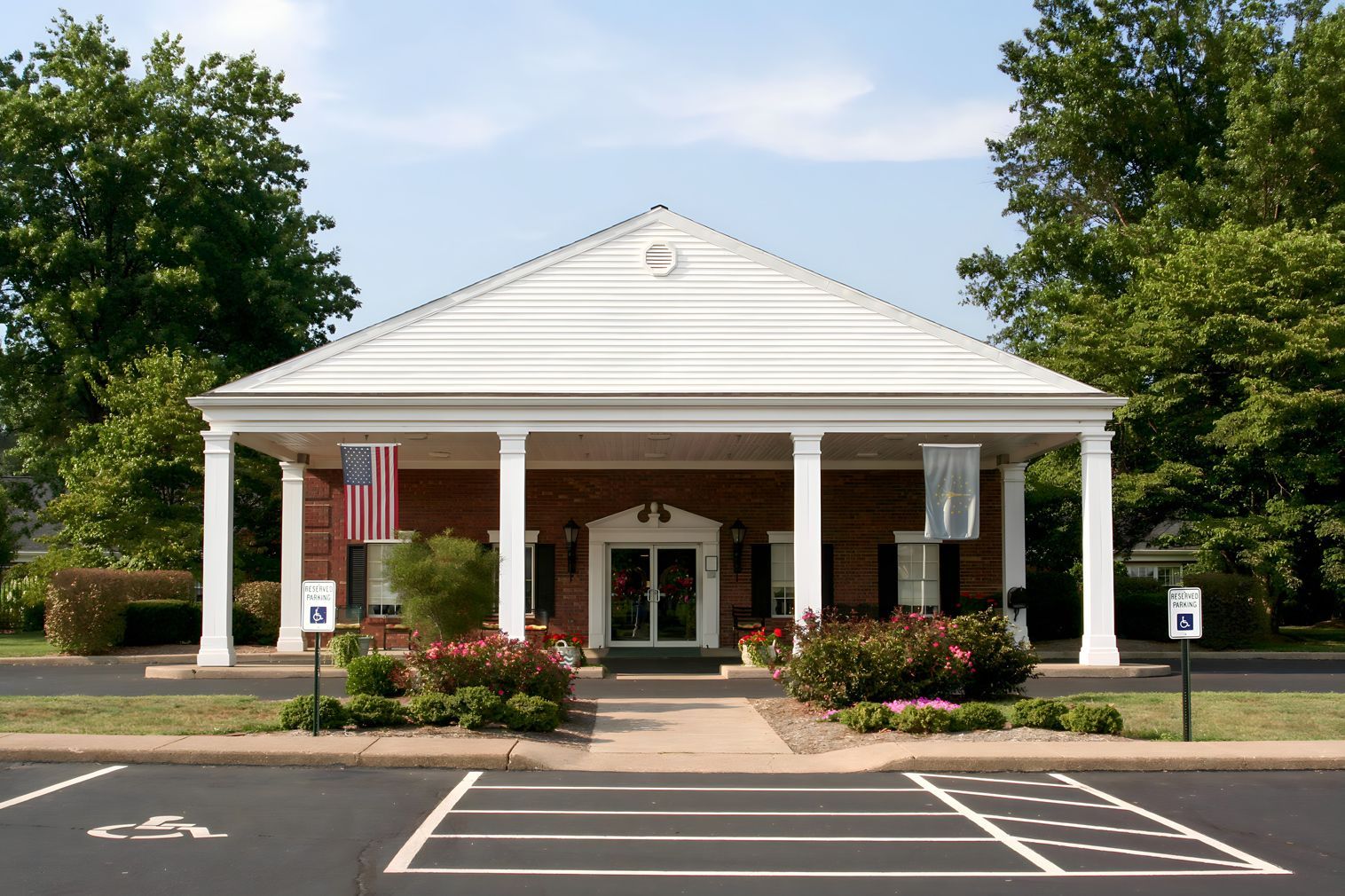 Front exterior of Newburgh Health and Rehab facility