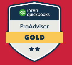 A badge that says proadvisor gold on it