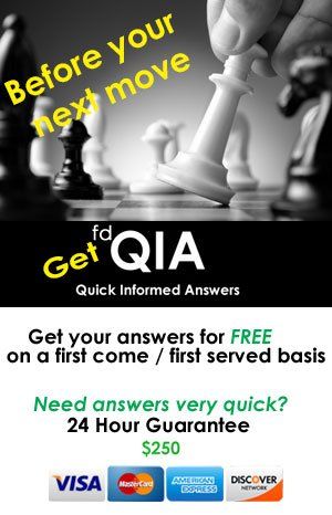 Before your next move, get your answers from fdQIA