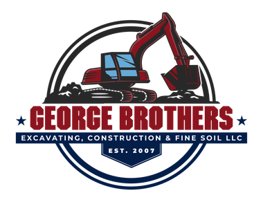 Logo: Red excavator, 