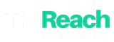 The word reach is written in green letters on a white background.