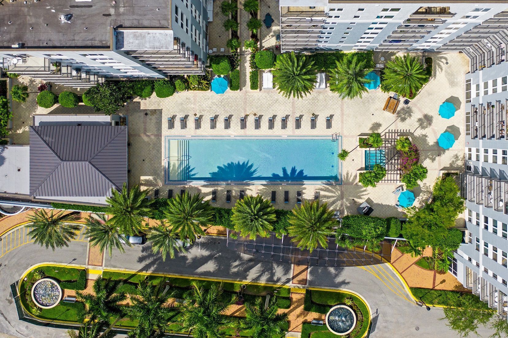 Aerial View of Pool | Midtown 24