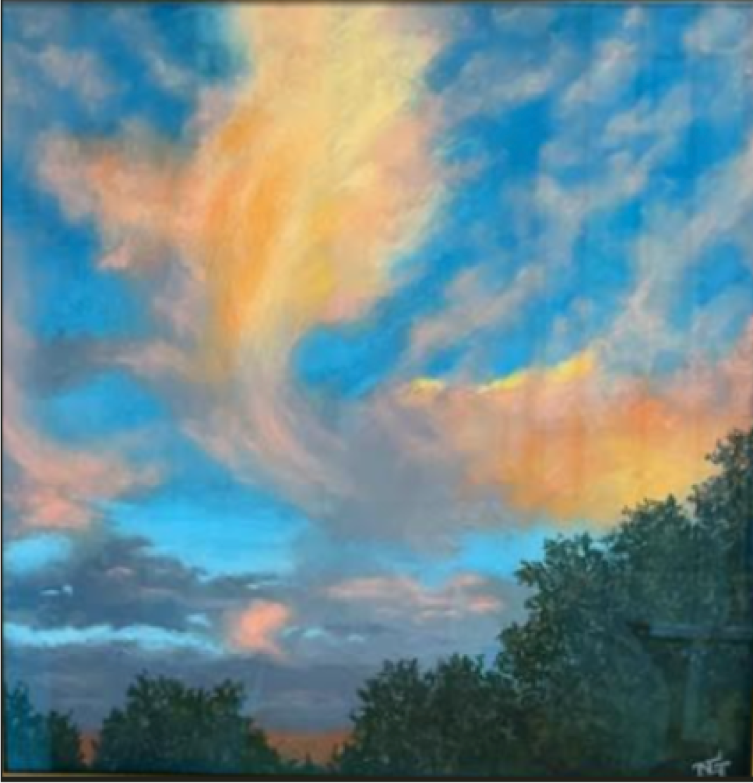 SPIRIT RISING by Nicholas Tesluck; pastel