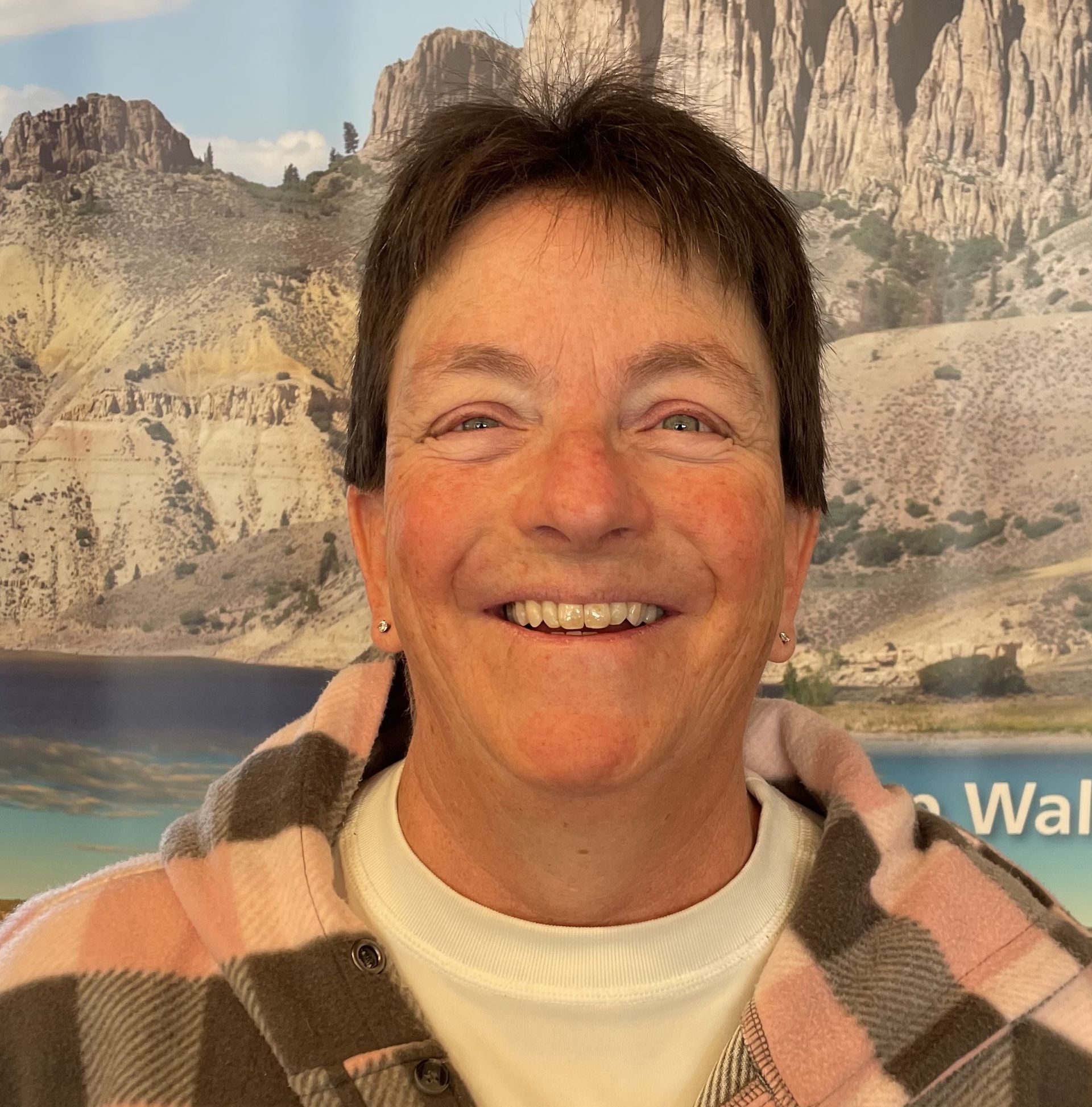 Silhouette of a person with a blank face, gray background.