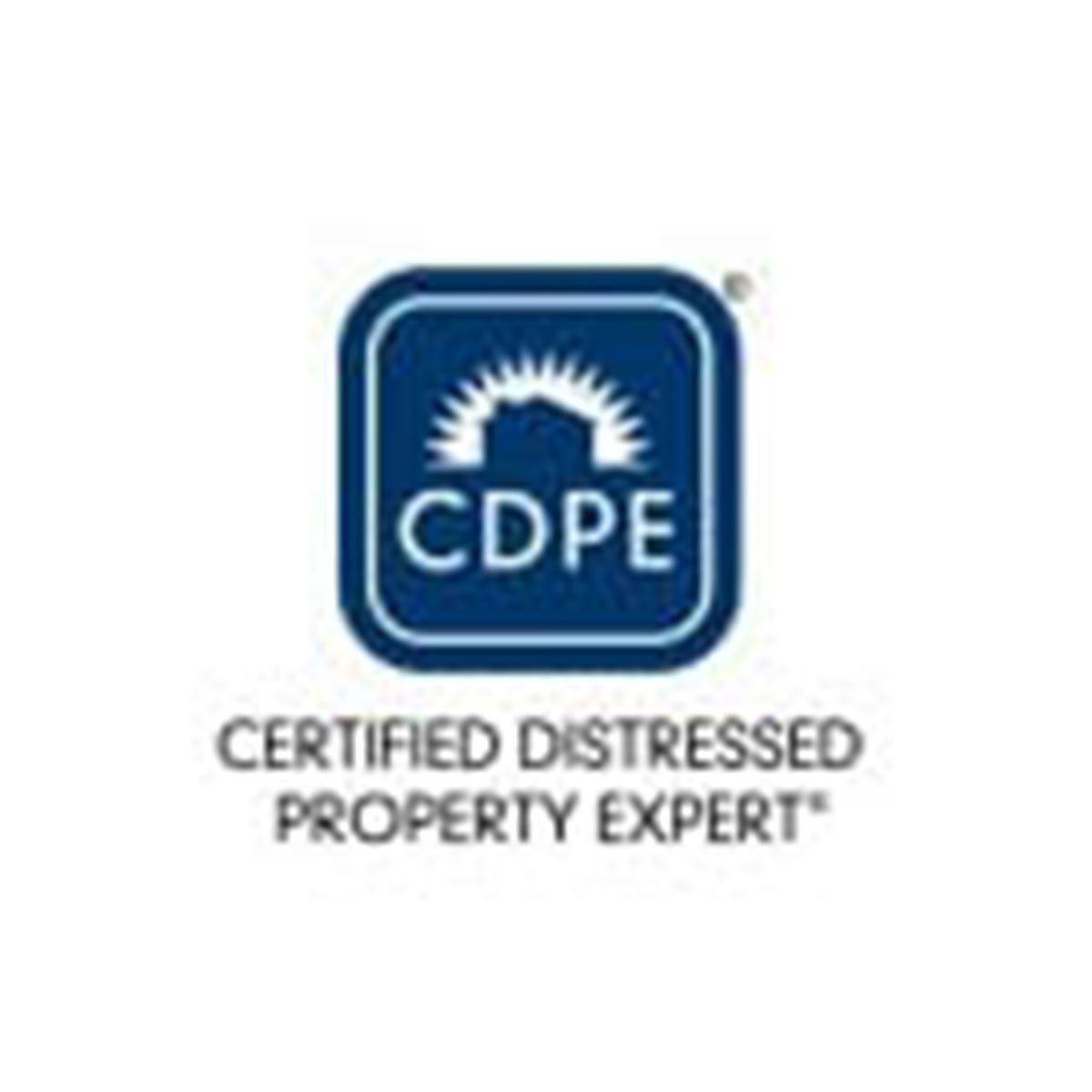 Blue square logo with