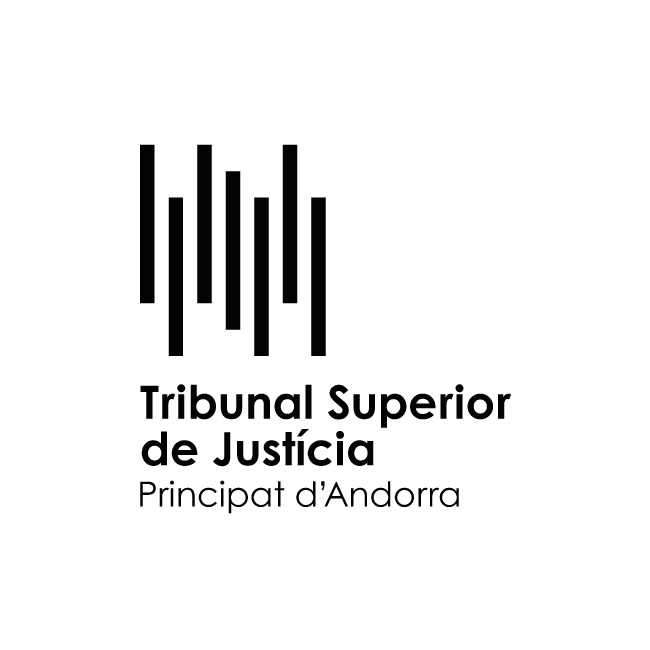 Logotipo nuevo del tribunal superior de justícia del Principat D'andorra hecho por Mersi Studio