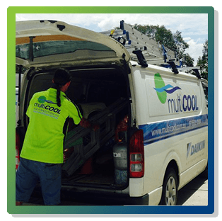 air conditioning service van