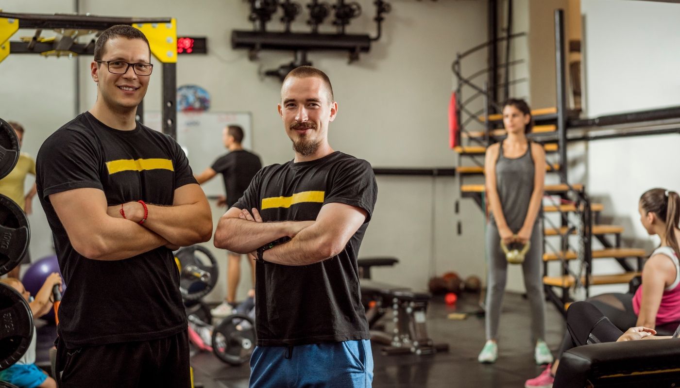 Two millennial gym franchise owners