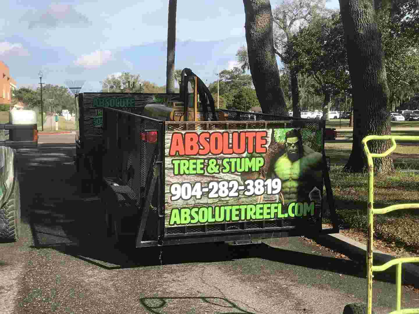 Absolute Tree and Stump Banner — Middleburg, FL — Absolute Tree and Stump Inc