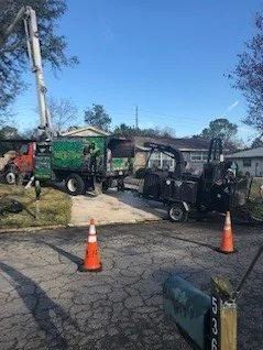 Truck and Stump Grinder — Middleburg, FL — Absolute Tree and Stump Inc
