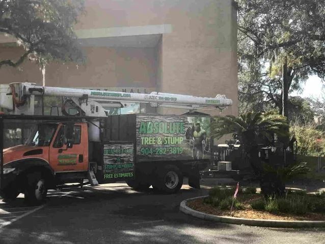 Absolute Tree and Stump Truck — Middleburg, FL — Absolute Tree and Stump Inc