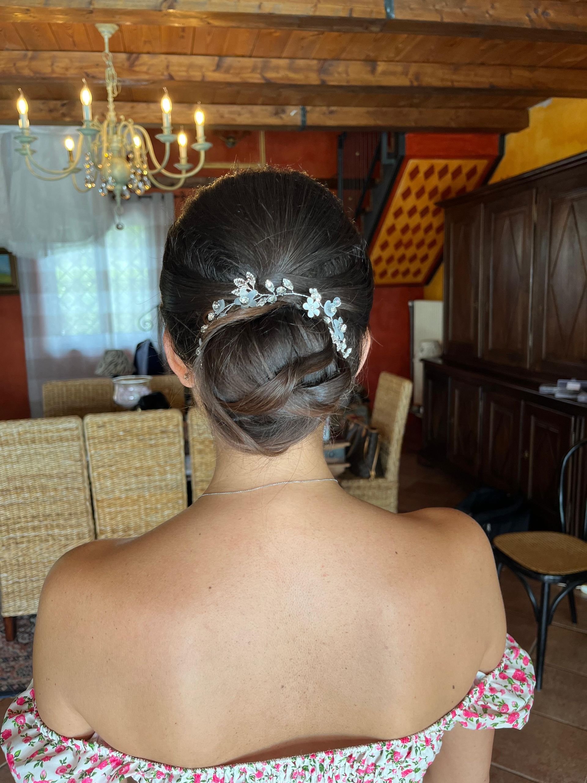 prova acconciatura sposa chignon