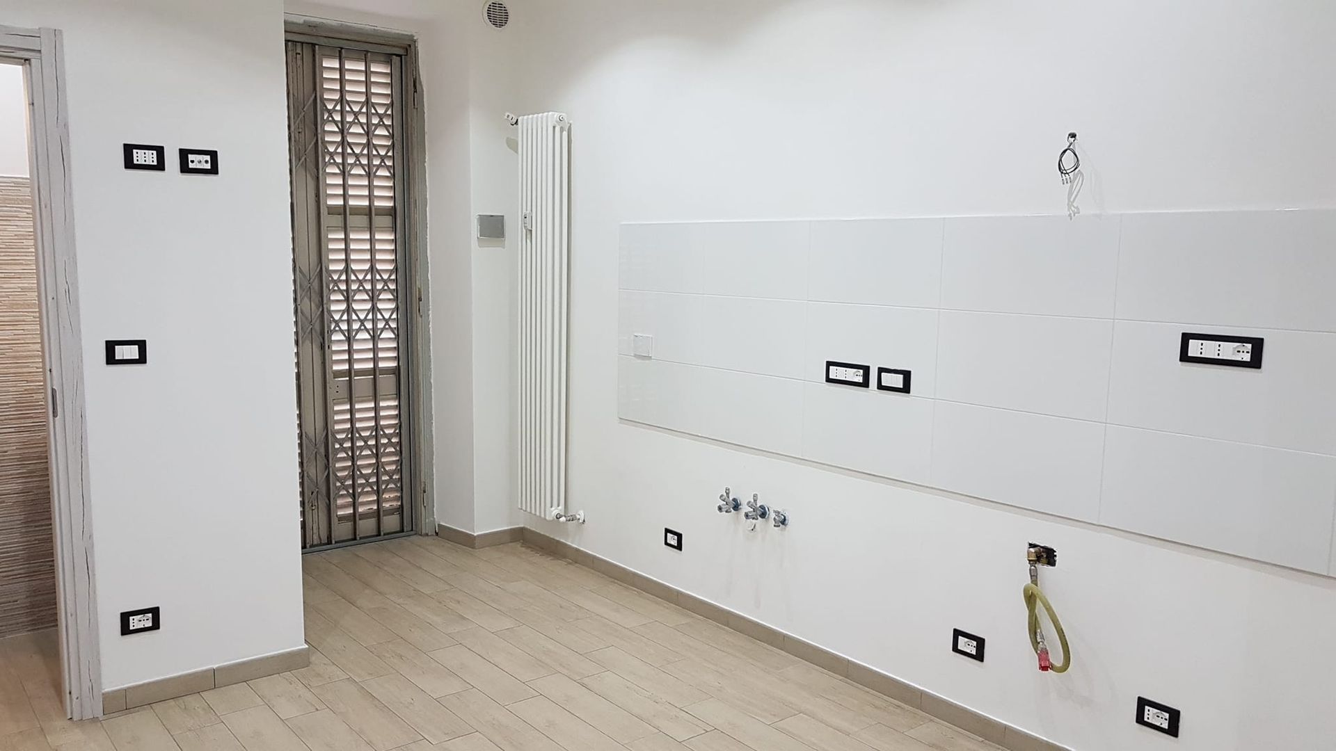 lavori di edilizia, cucina