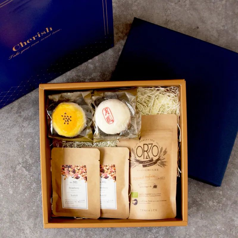 2025 中秋限定|雅韻茶饗 × 興隆毛巾 聯名禮盒 | 輕奢雅緻禮盒