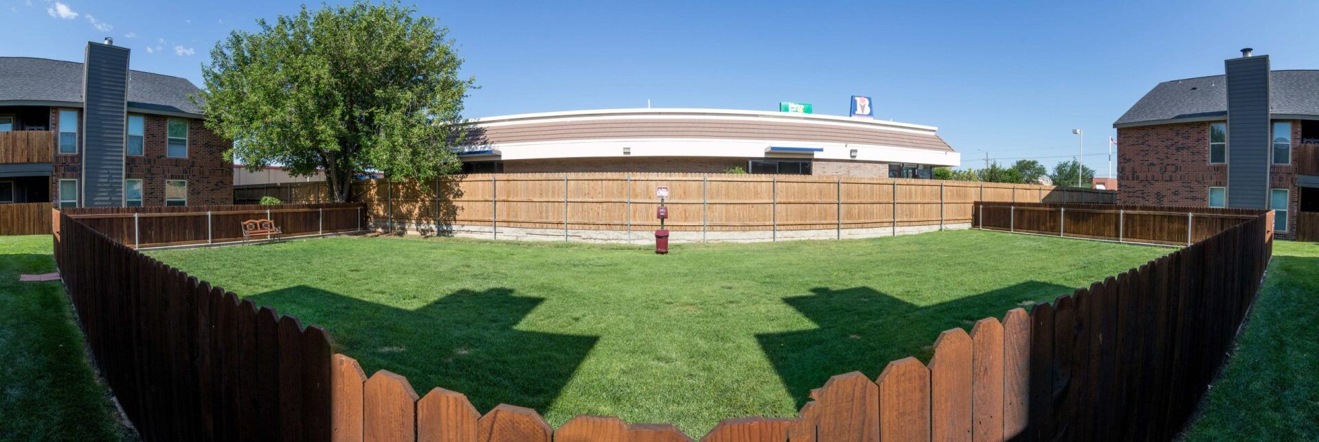 Exterior of dog park