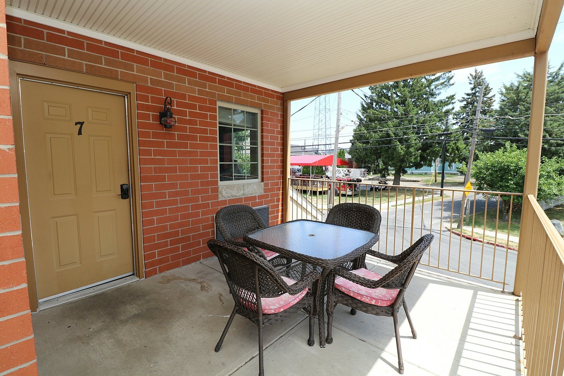 Victory Station Room 7 Semi-Private Patio