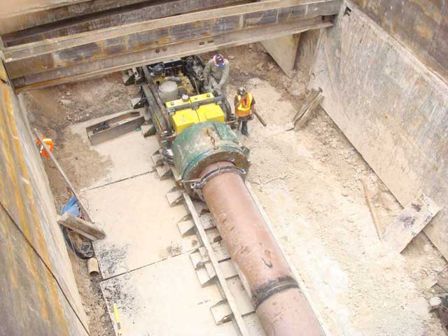 Auger Machine at Work — Las Vegas, NV — Hofsommer Excavating Inc.