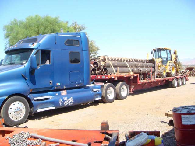 Equipment to Transport — Las Vegas, NV — Hofsommer Excavating Inc.