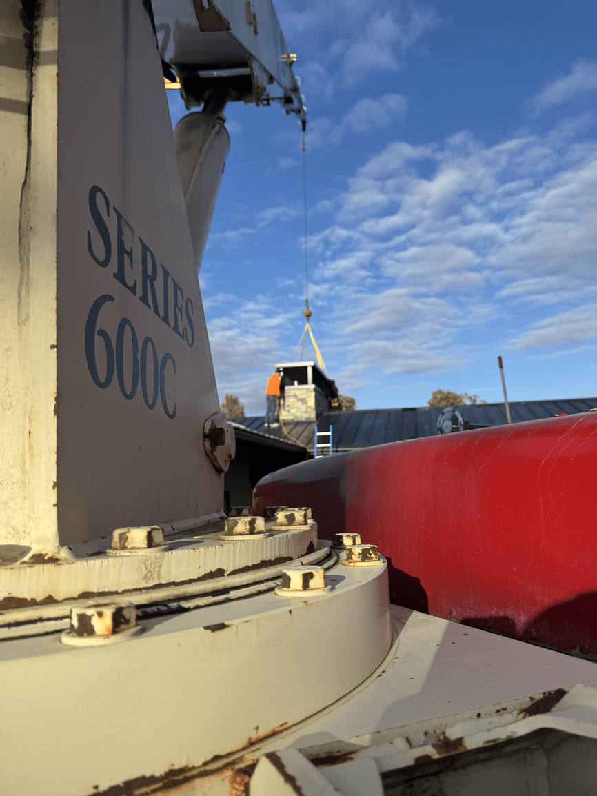 A series 6000 sign is on the side of a boat
