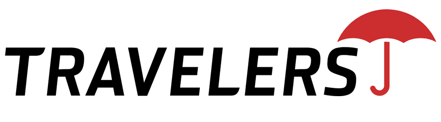 Travelers Insurance company logo.