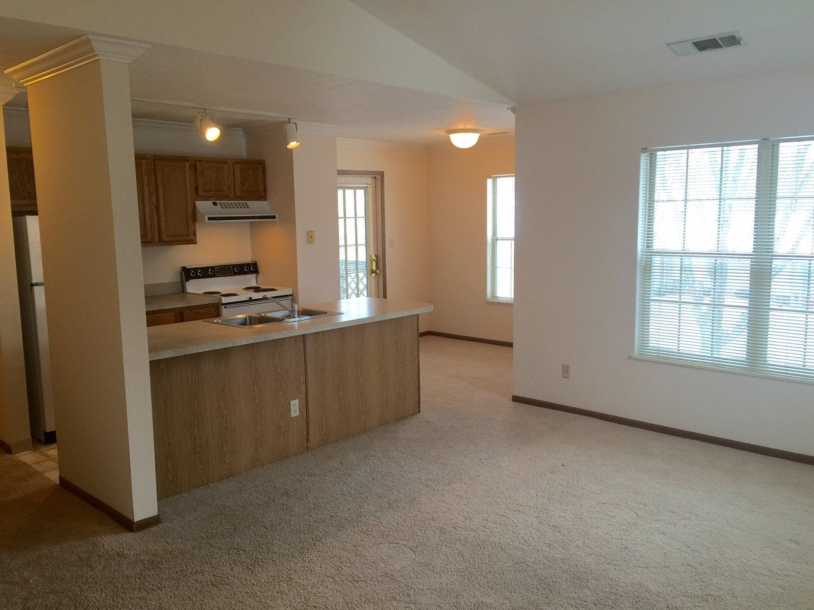 one bedroom living room